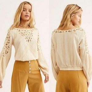 Free People Floating Memories Blouse